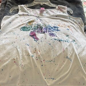 Hand painted tank top